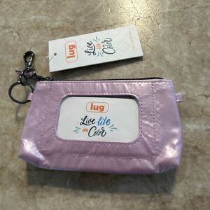 LUG Lilac ID Keychain NWT